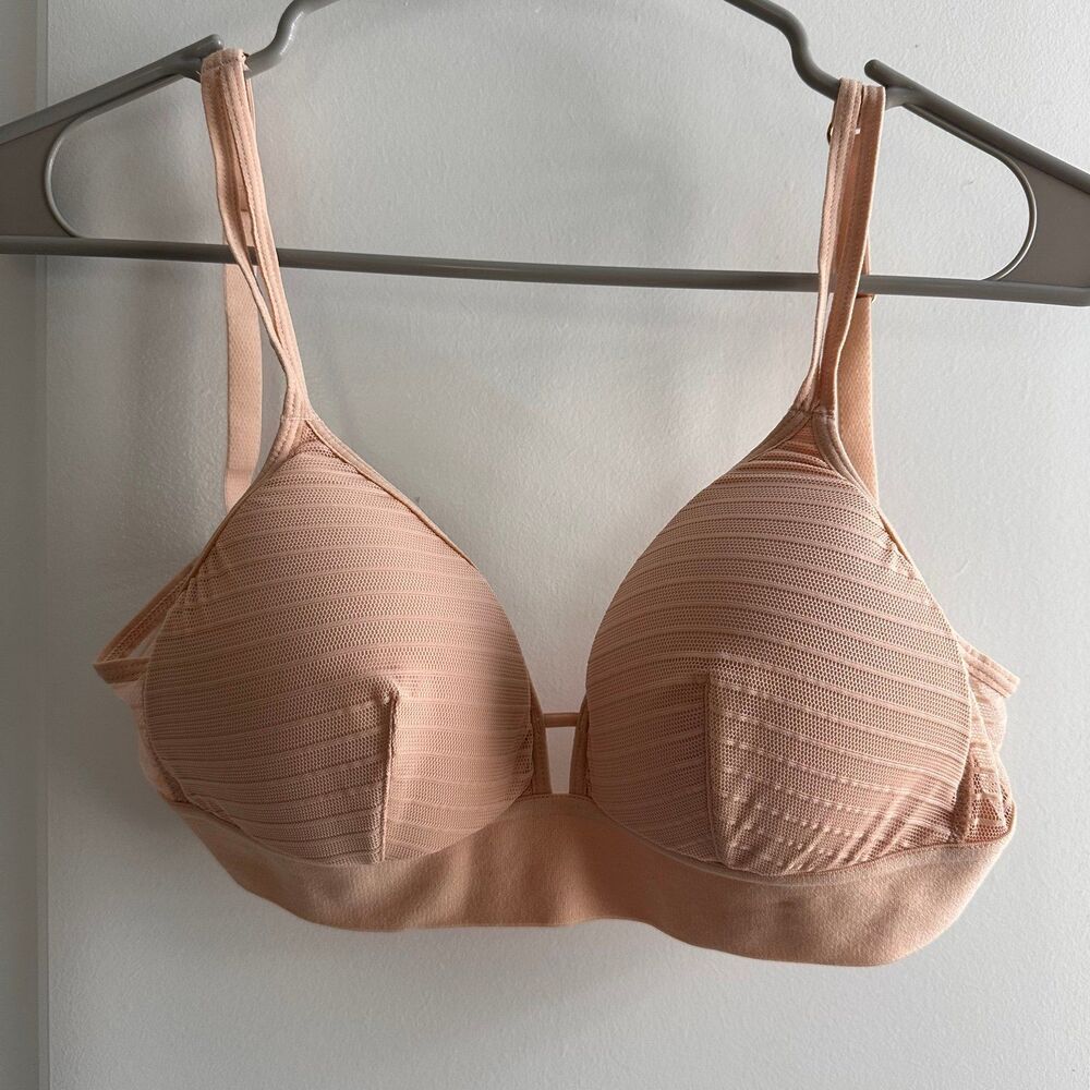 Lively Nude Striped Bralette